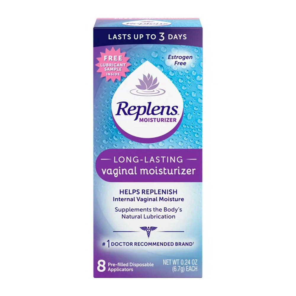 Replens Vaginal Moisturizer With 8 Pre-Filled Applicators